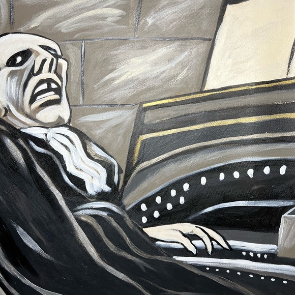 Artist John Froehlich Large Original 2006 Acrylic Wash “Musician” 22.5” x 30” - Picture 3 of 16